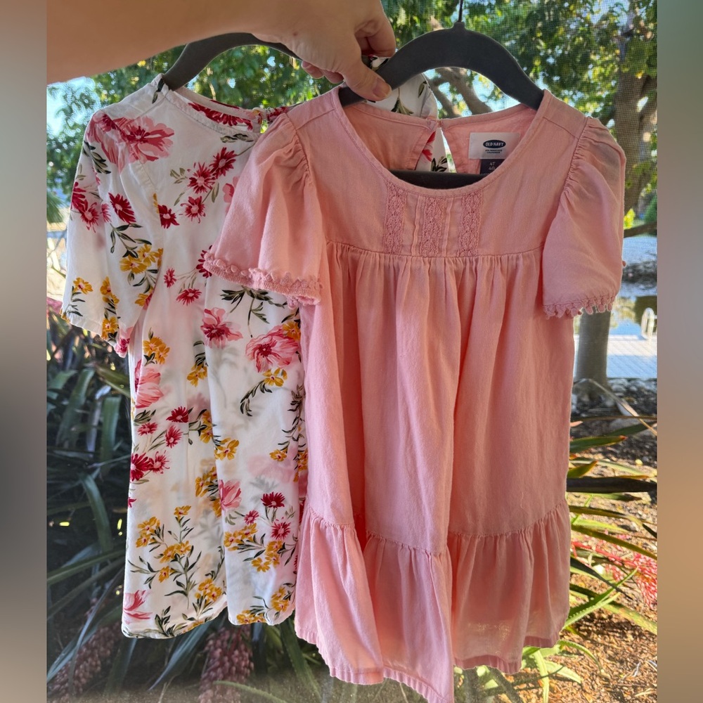 Two Old Navy Dresses 4T